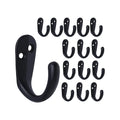 Gatehouse Robe Hooks Single Hook Black Towel Coat Hat Hook Hanger