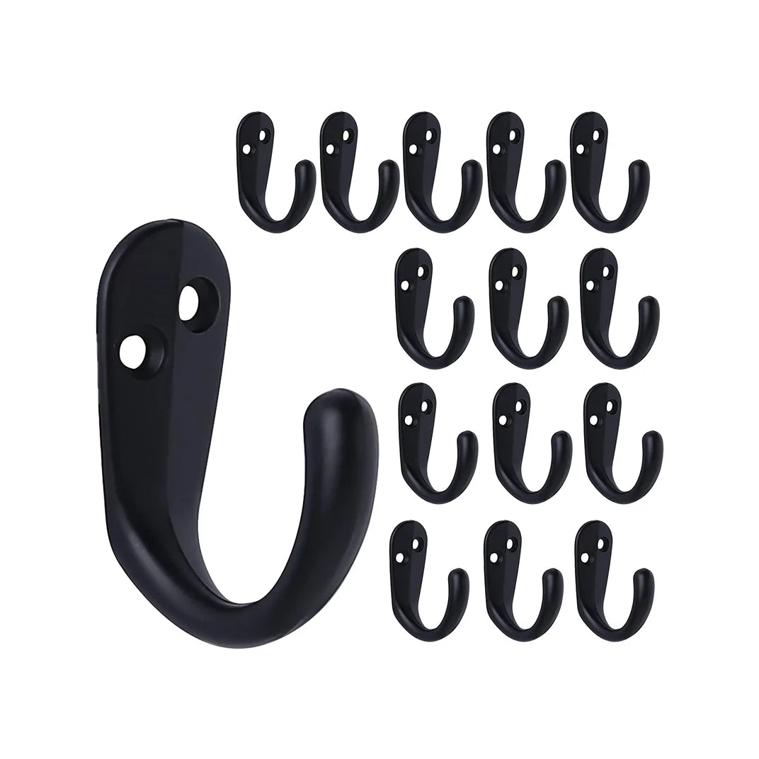 Gatehouse Robe Hooks Single Hook Black Towel Coat Hat Hook Hanger