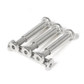 China Customized Steel Plain Finish Hexagon Socket Flat Head Allen Set Bolts Chicago Screws ISO9001 Certified OEM/ODM