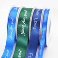 Hot Selling 100% Polyester Satin Ribbon Wholesale Just for You for Valentine's Day Festival