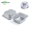 Large Disposable Aluminum Foil Container for Bakery Steam Table Turkey and Pizza Pan with Foil Lid for Airline Meals