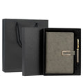 Custom A5 Pu Leather Hard Cover Notebook with Pen Holder for 2020 Dairy