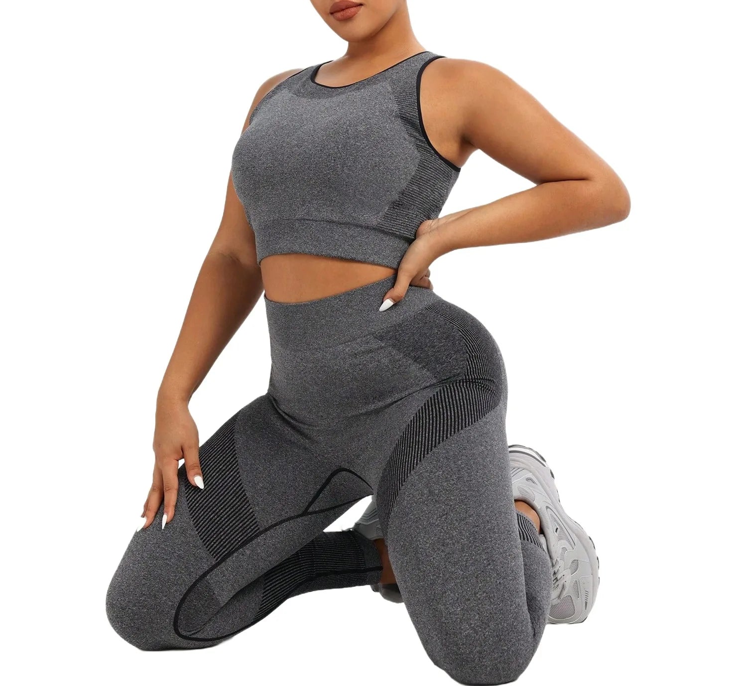 2026 Seamless Yoga Legging Set Sports Workout Fitness Running Gym Tight Leggings Suit for Women Yoga Scrub Pants