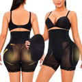 High Waist Women's Shapewear Hip Padded Scrunch Butt Lifter Tummy Control Panties Embroidery Plus Size Scrunch Buttock Enhancer