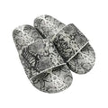 Design Luxury Man Brand Slides slippers Rhinestone Animal Pattern Slippers Ladies Outerdoor PVC Fashion Flat Women's Slippers