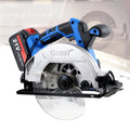 F FYJ-4 21V Lithium Cordless Circular Saw Handheld Electric Brushless Circular Saw 7'' with Battery Pack and Charger