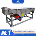 Stainless Steel Linear Vibrating Sieve Machine with Motor for Powder/Granule Screening High Efficiency Customizable
