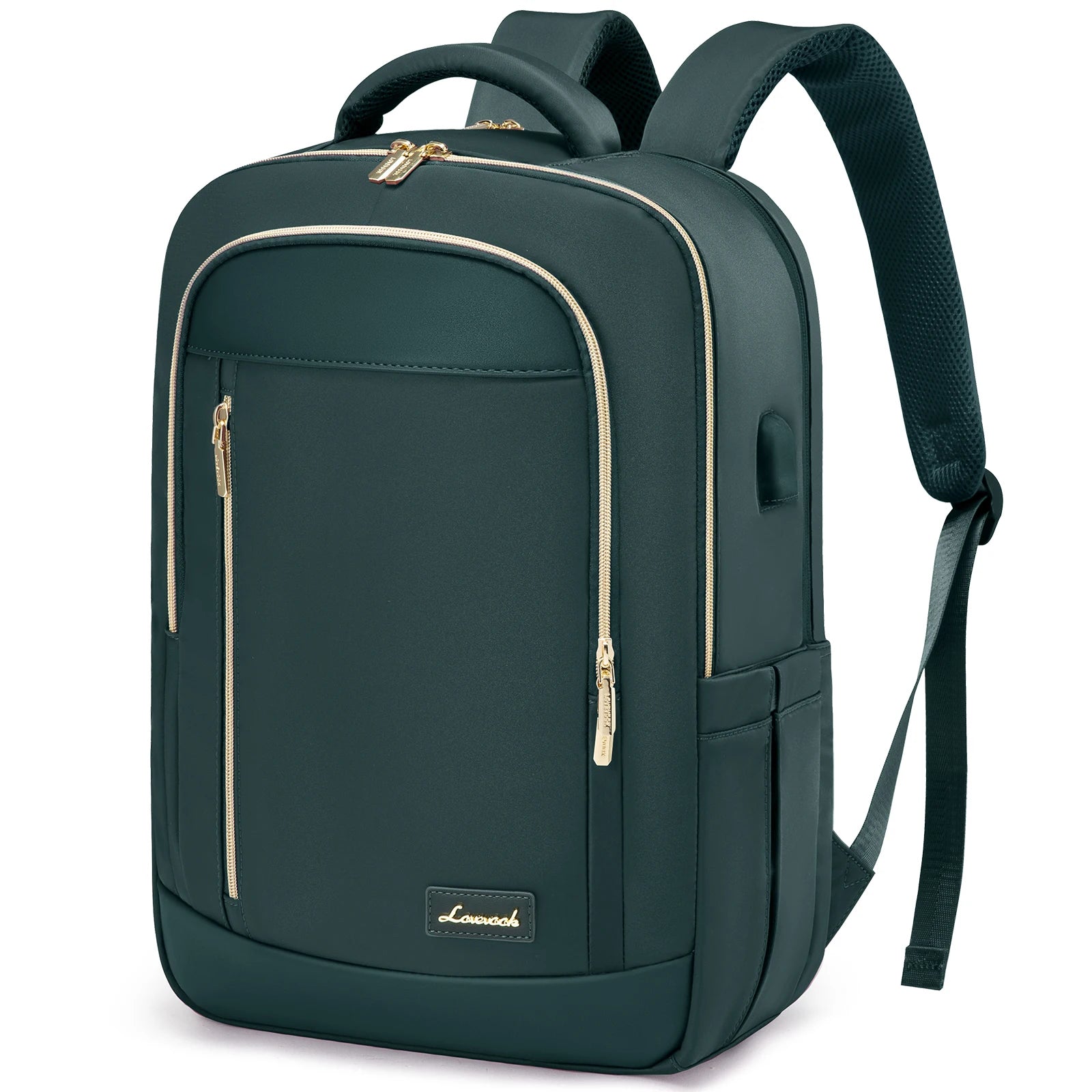 LOVEVOOK 2023 Fashion Student's School Travel Daypack With USB for Women Men Rucksack Hiking Bag Business Laptop Backpack Unisex