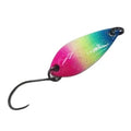 Alpha 3g 30mm Metal Copper Slice Fishing Spoon Lure with Korean Hook for Winter Ice Fishing in Rivers Lakes Streams