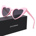 2024 Wholesale Heart Shaped Sunglasses Fashion Women love Heart Sun Glasses pink Sunglasses
