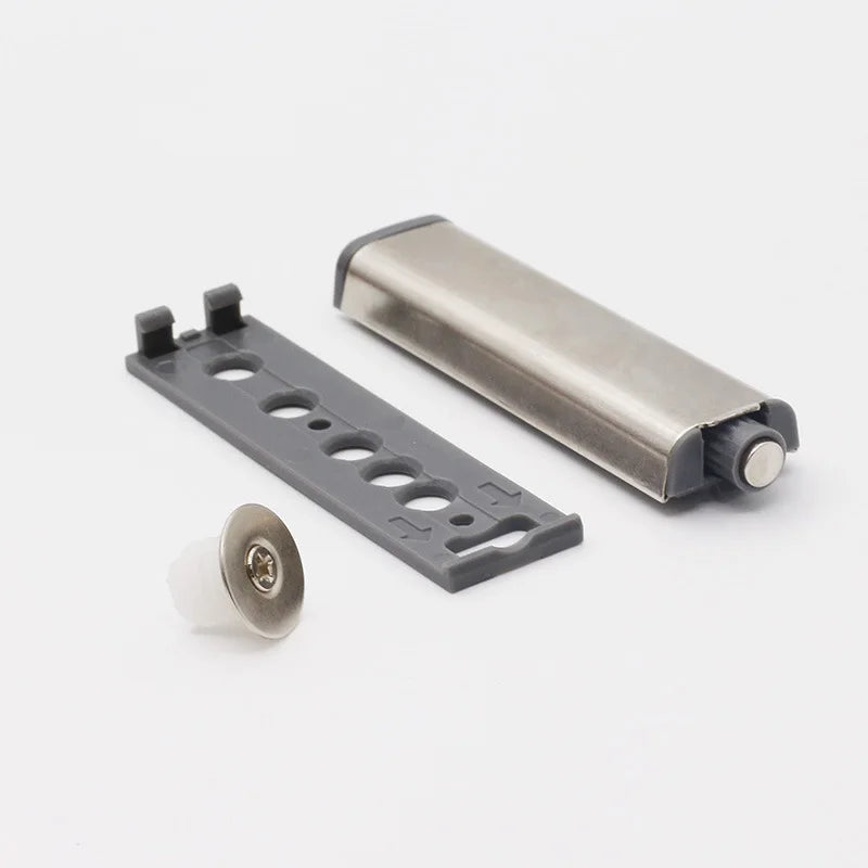 Furniture Cabinet Door Stainless Steel Push to Open System Soft Close Damper Magnetic Rebound Push Open Mechanism