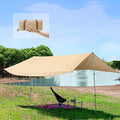 Lightweight Waterproof UV Protection Tent Tarp Compact Outdoor Camping Hammock Rain Fly Canopy with Sunshade Sunshade