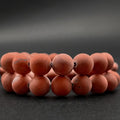 Natural Matte round Red Jasper Stone Beads Loose Beads for DIY Jewelry Making Bracelets and Necklaces Jewelry Making Beaded