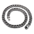 KALEN 70cm Fine Jewelry Necklaces Stainless Steel Punk Style Link Skull Charms Fashion Necklaces for Men