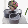 Low MOQ Custom Luxury Fashion PVC Window Flower Box Cardboard Packaging Rigid Box for Valentine's Day Gift Paper Material