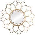 32.3cm Modern Light Luxury Simple Wall Hanging Mirror Iron Art Metal Decoration Mirror