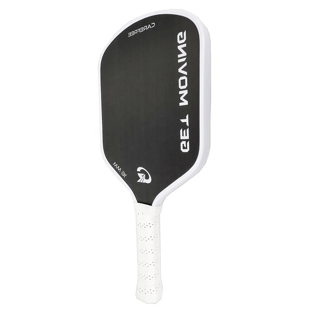 GM TPU Edge High Quality 16Mm Honeycomb Core Thermoformed Pickleball Paddle Friction Carbon Fiber Rough Surface