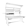 Leenol Height Adjustment Workbench ESD Bench Laboratory Furniture Lab Tables PCB Soldering Workbench With Tool Cabinet