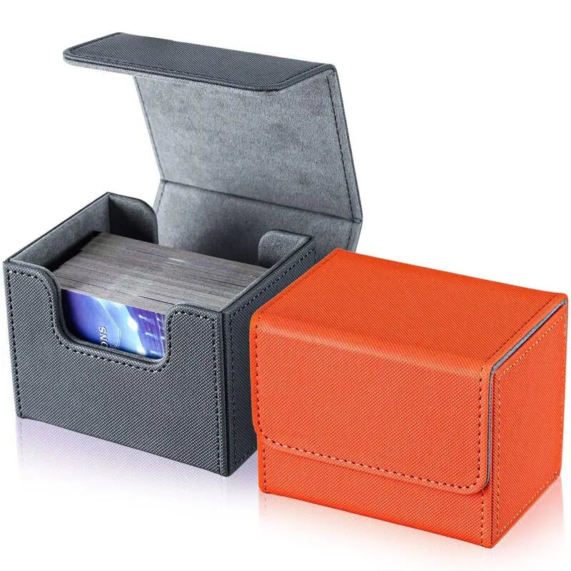 Custom Trading Card Deck Box with Dice Display Flexible Functional Rectangle Design