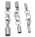 Hole Size 1.5mm 2mm 2.5mm 3mm 4mm End Clasp for Jewelry Stainless Steel Jewelry Lobster Clasp for DIY Bracelet Necklace