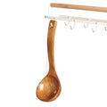 Professional Chinese Style Large Natural Wood Soup Spoon Classic Kitchen Set Durable Scoops Oil Frying Essential Home Kitchen