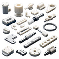 OEM Custom Stainless Steel Industrial Equipment Precision Machining Parts Sandblasted Surface CNC Processing Wire EDM Broaching