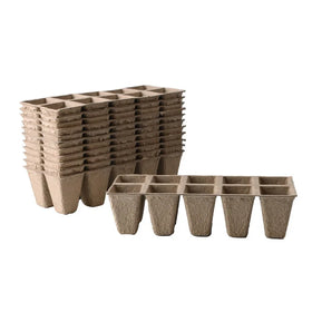 Dropshiping Nursery Pots Degradable Plant Nursery Seed Peat Pot Kit Biodegradable Herb Seed Starter Pots Kits