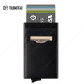 High-end Customization Real Leather Pop up Wallet Rfid Bocking Card Holder