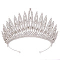 Luxurious Rhinestone Crystal Gold Wedding Crown Bridal Tiara Women Beauty Pageant Hair Accessories Crown