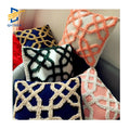 Innermor Tufed Boho Moroccan Luxury Geometric Sofa Throw Pillow Cotton Embroidery Cover for Living Room Chair Car Cushions Home