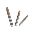 Solid Carbide Flat Square End Mill Tungsten Milling Cutter Inch Size Standard Diameter