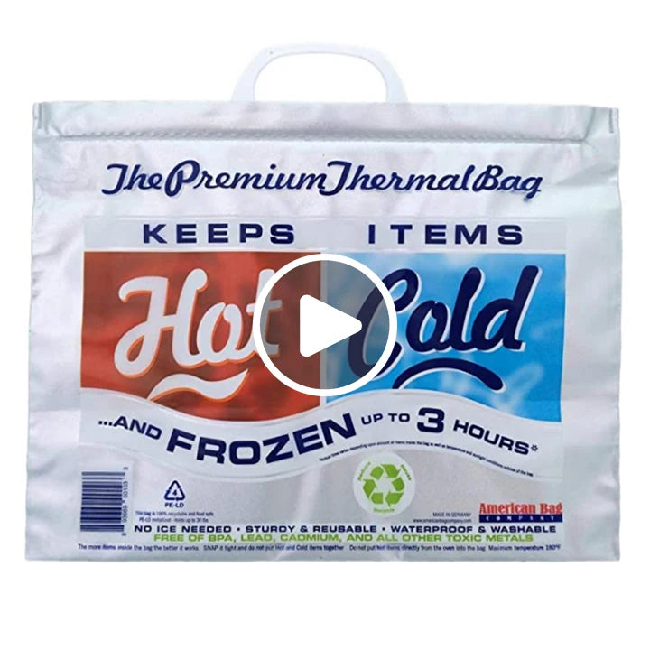 Custom Insulated Food Thermal Bag Cooler Letter Pattern Type for Convenient Meal Storage