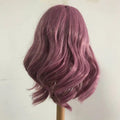 Pinky SD Doll Wig with Bang Human Hair Mix Color with Blonde 8-9 Inch Head