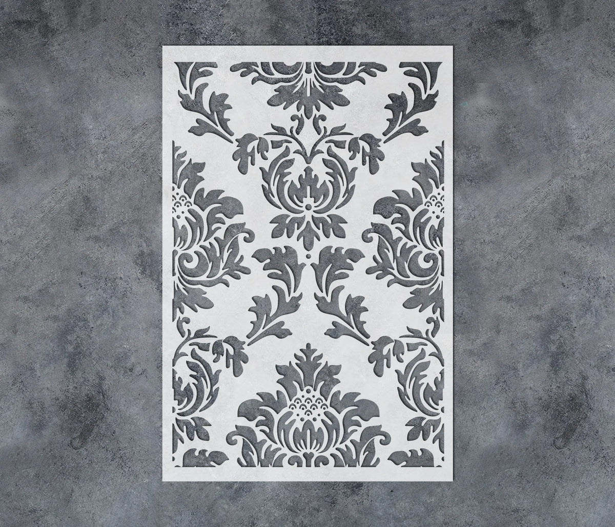 Damask Stencil Reusable Large Ornate Floral Template for Painting Walls Wood Fabric Home Decor DIY Craft PET Eco-friendly