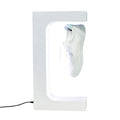 New White Magnetic Floating Levitating Shoe Display As Room Decoration