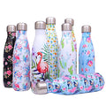 RTS 17oz 500ml Gym Sports Colorful Double Wall Thermal Vacuum Flask 18/8 Stainless Steel Cute Hot Water Bottles