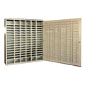 Key-Lock Metal Letter Mailbox with Apartment Storage Slot Post Office Paper Locker