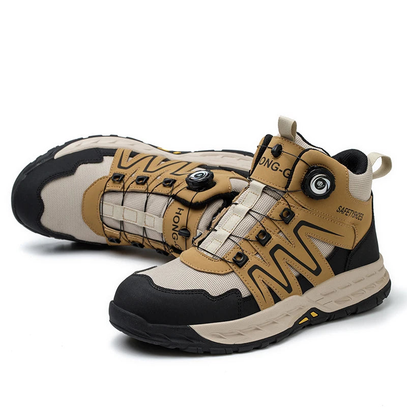 DianSen Safety Shoes Men Safety Shoes Indestructible Shoes Steel Toe  717