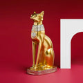 Jiayi Golden Fashion Ancient Egyptian Cat Statues Decoration Resin Handicraft Decoration