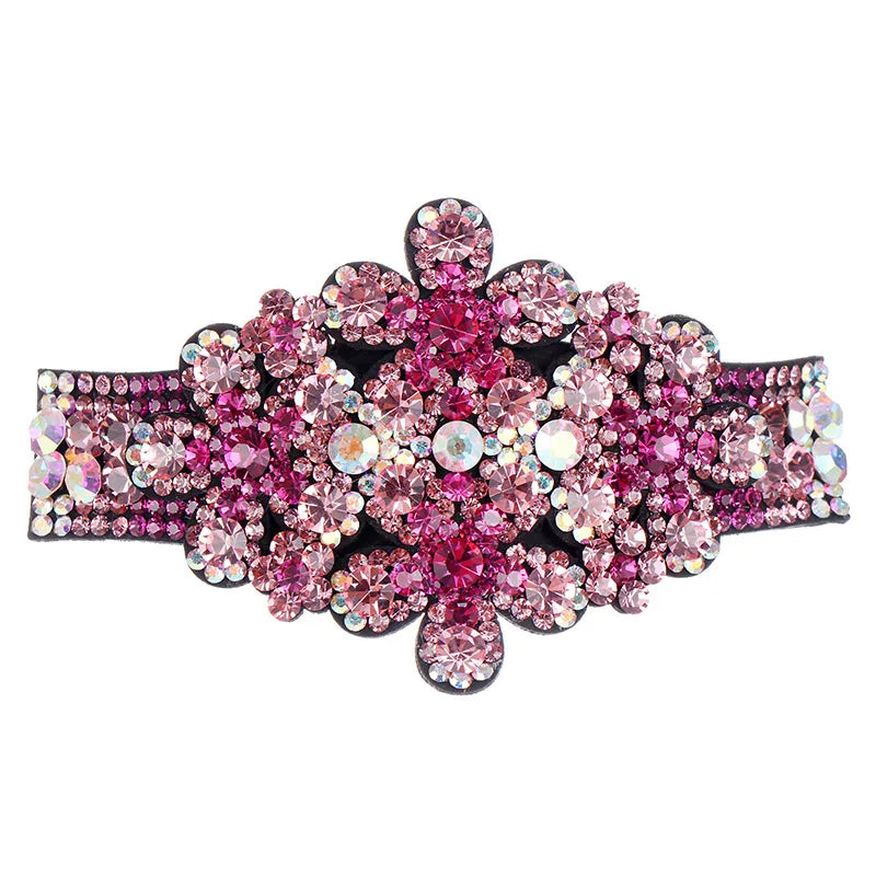HX-181 New Rhinestone Flower Hair Clip Retro Crystal Hairpin Hair Claws Women Girls Hair Accessories