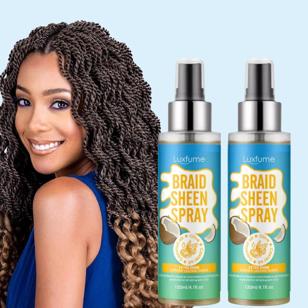 120ml Coconut Spray Mist Oil for Hair Leaves Hair With Shining Luster Soft Hair Sheen Spray Olive Oil Sheen Spray for Braid
