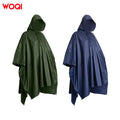 WOQI Heavy-duty Raincoat for Backpacks Adult Waterproof Lightweight Raincoat Camping Emergency Raincoat