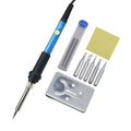 220V Wood Burning Kit 8pcs Soldering Iron Set Adjustable Temperature With Soldering Iron Pen 60W