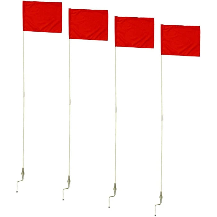 New Arrival Wholesale Portable Custom 100% Polyester Double Sided Football Soccer Sports Corner Flag for Football Field
