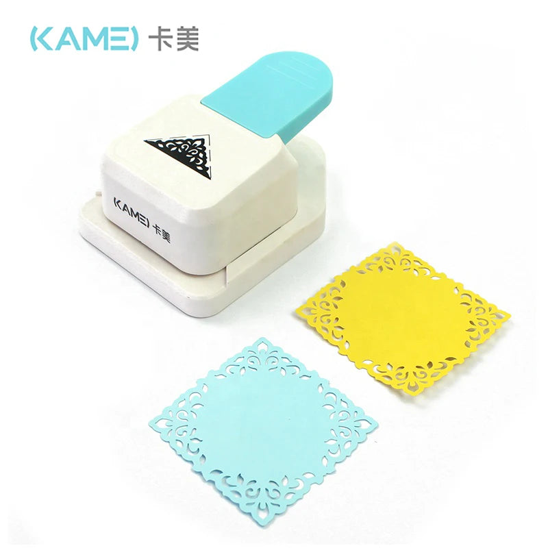 Factory Wholesale Kamei Fancy Lever Corner Punch ABS+ALLOY Material Easy for Making Craft Paper Scrapbook MegaBDM