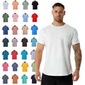 Premium Cotton Blank Heavyweight White Black Streetwear Oversize White Blank Black T Shirt