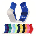 Custom Logo Performance Sports Non-slip Athletic Anti Slip Football Soccer Grip Socks for Men