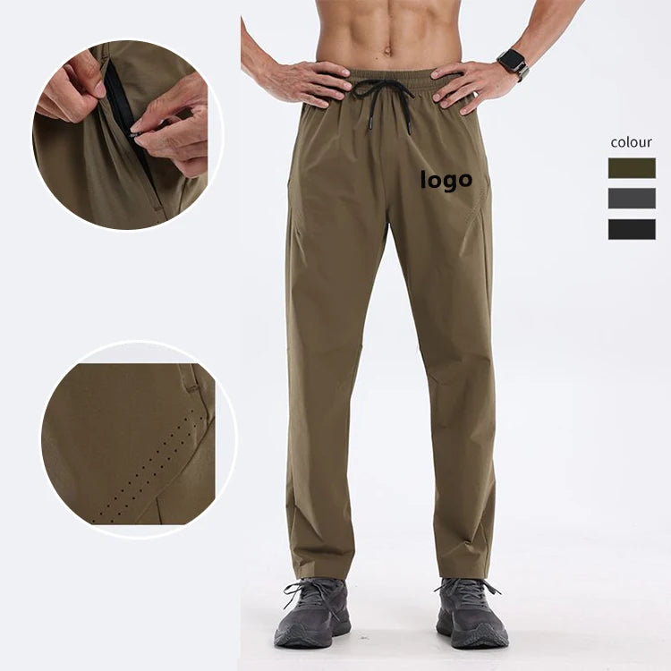 Quick-Drying   Casual Waterproof Outdoor Hiking Mountaineering Wear-Resistant Elastic Breathable Running Sports Trousers Pant