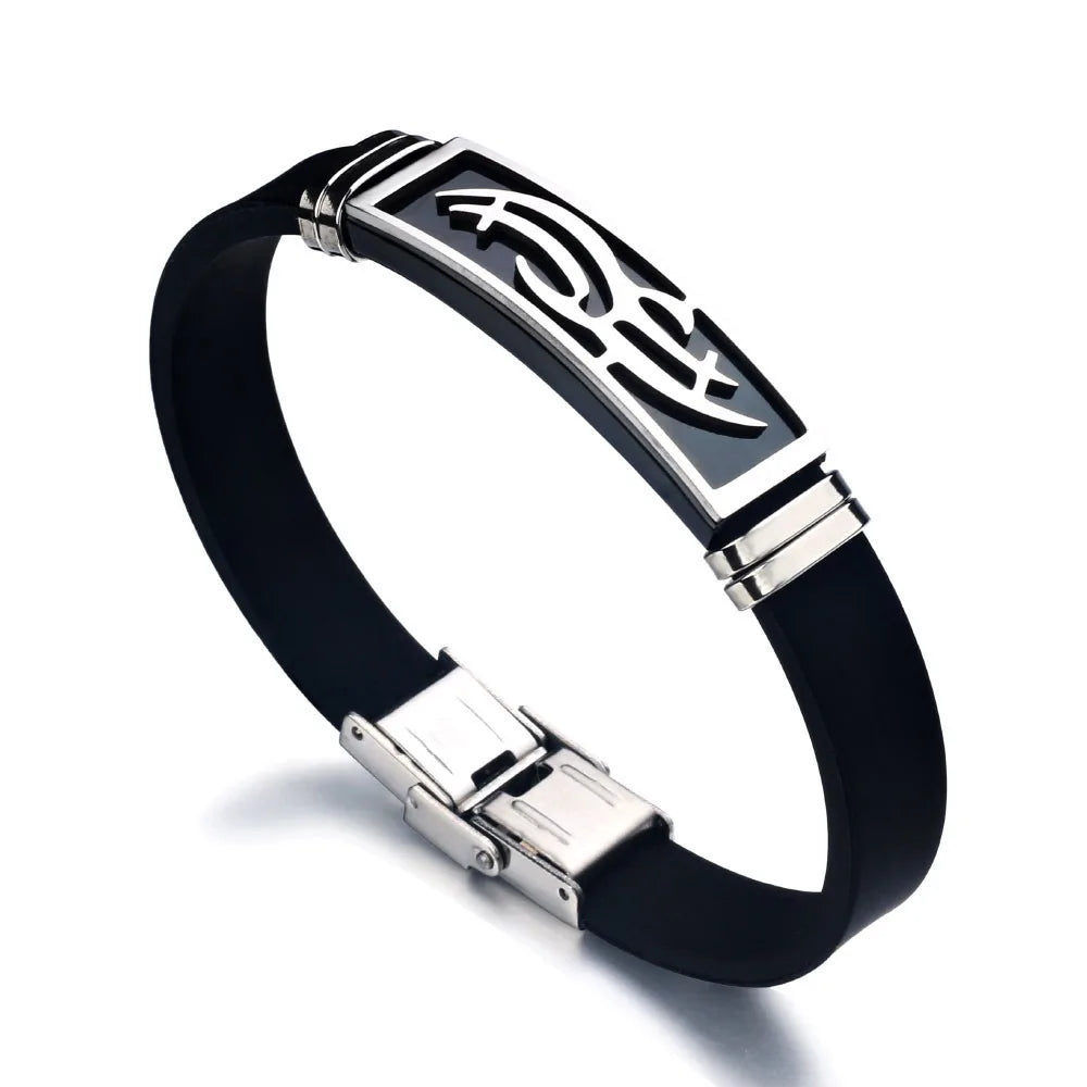 Spot Wholesale and Retail Titanium Steel Bracelet Popular Jewelry Personality Bracelet Boys Simple Hand Jewelry Gift