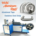 HVAC Pure Aluminum Linner Flexible Air Duct Forming Machine for Chimney Ventilation Flex Stainless Steel Pipe Making Machine